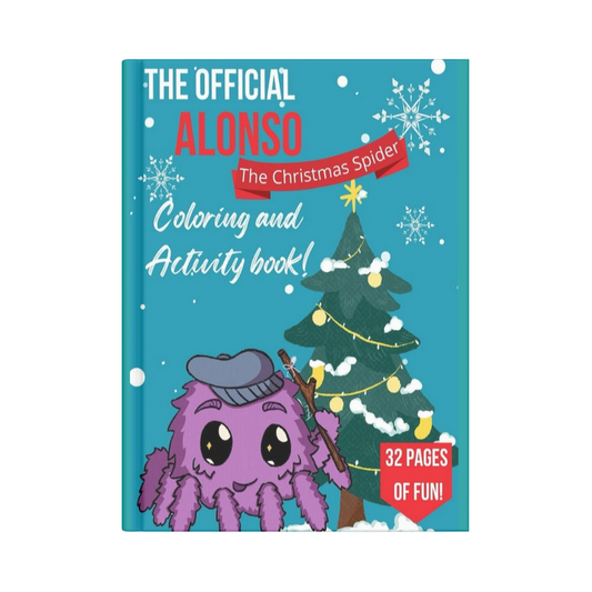 The Official Alonso, The Christmas Spider, Coloring and Activity Book