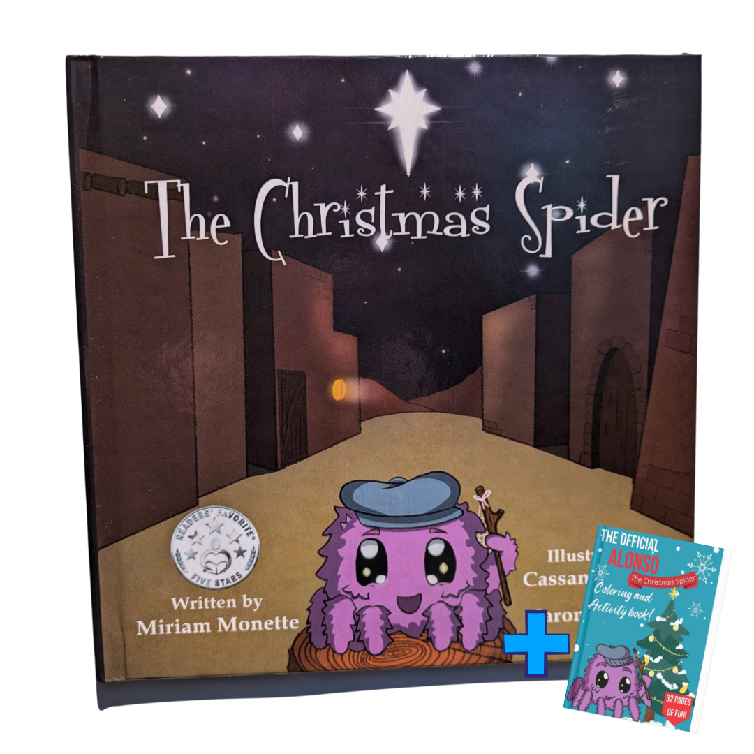 The Christmas Spider + coloring book