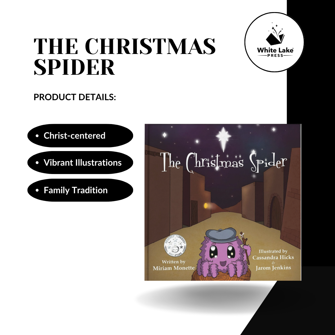 The Christmas Spider + coloring book