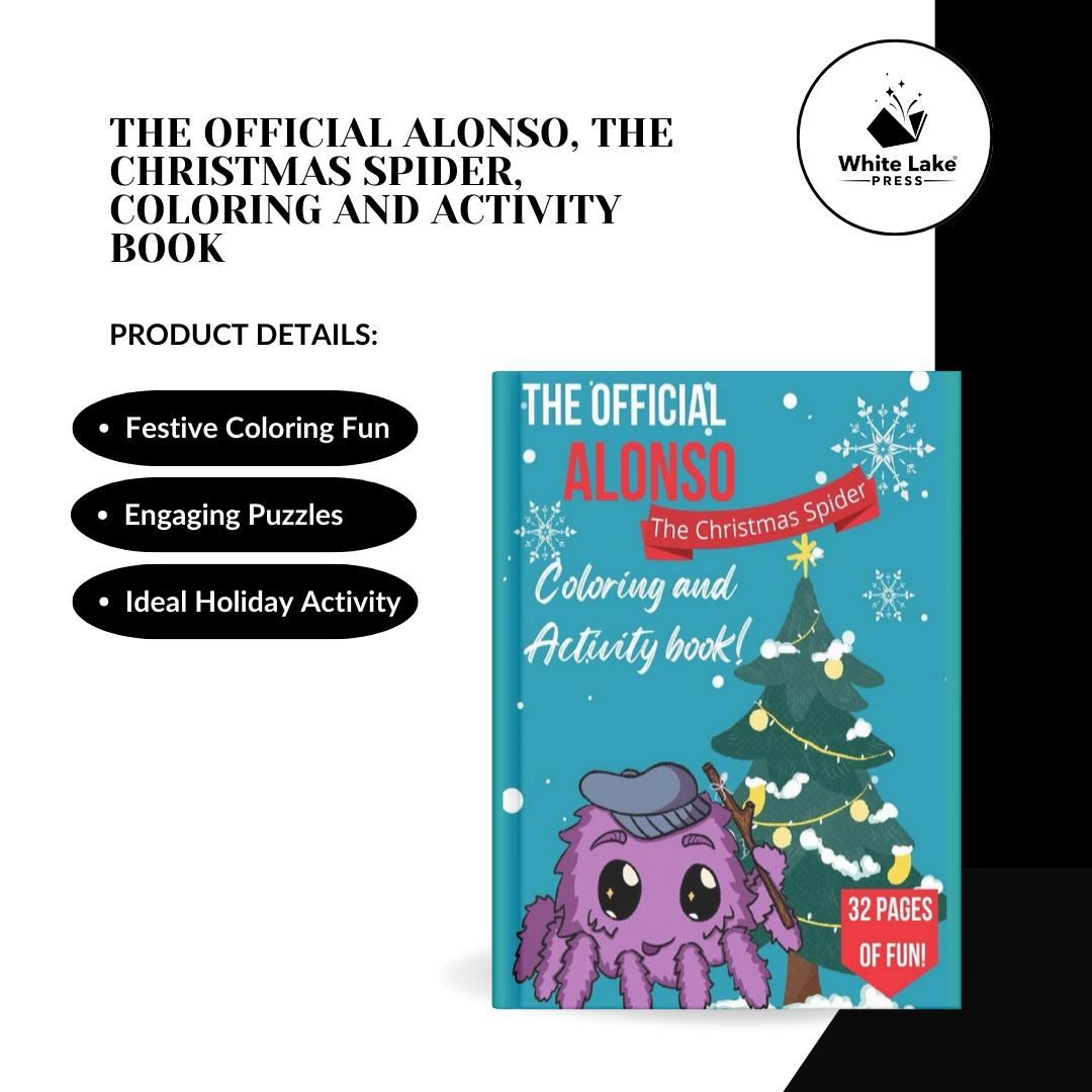 The Official Alonso, The Christmas Spider, Coloring and Activity Book