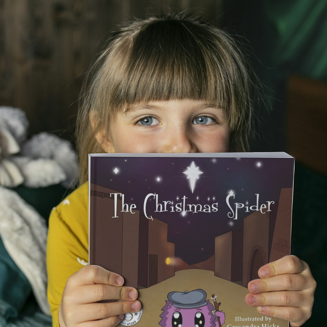 The Christmas Spider + coloring book