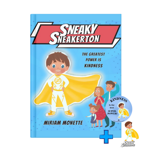 Sneaky Sneakerton: A Book for Children about Kindness + both vinyl stickers