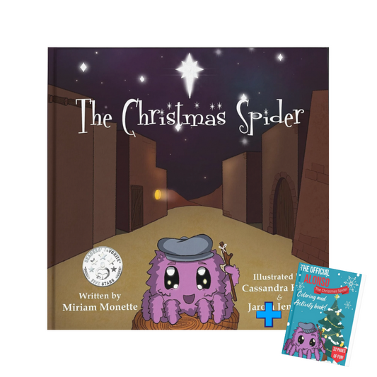 The Christmas Spider + coloring book